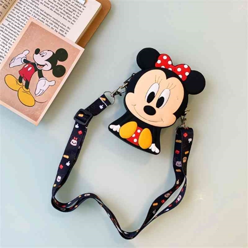 

Children / adults new messenger silicone zipper zero wallet cute cartoon adjustable small bag, Please note the order