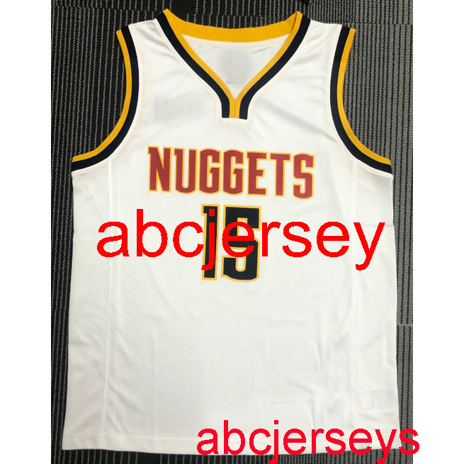 

Men' 15# Jokic white basketball jersey -XXL Vest