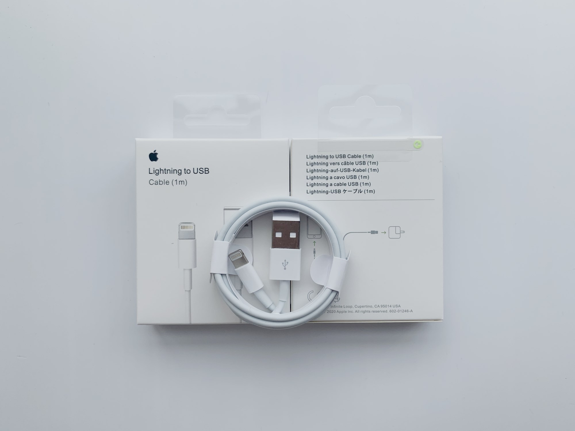 500pcs/lot 1m 3ft 2m 6ft iPhone lightning APPLE cables data usb fast Charging cable 8PIN With original retail package box