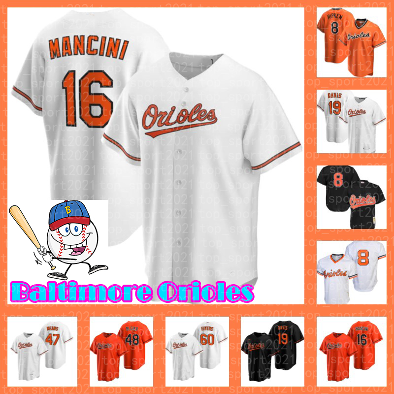 

Orioles Jerseys Baltimores 16 Trey Mancini 25 Anthony Santander 21 Austin Hays Baseball Yolmer Sanchez Cedric Mullins Austin Hays Men's, Custom retro men jersey