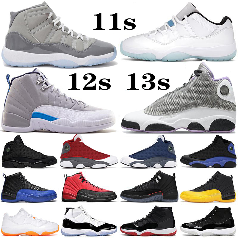 

Basketball Shoes men women 12s Wolf Grey Utility Grind Reverse Flu Game Twist 11s Legend blue low Bright Citrus 13s Houndstooth Red Flint Black Cat mens sneakers, #29