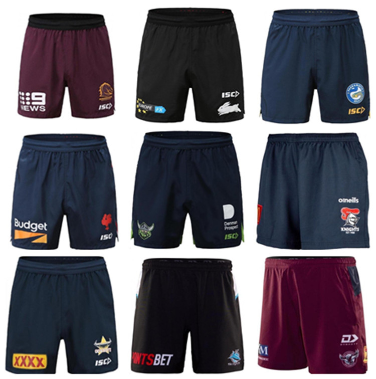 

2021 NRL Rugby League Jerseys 21 22 Melbourne Storm parramatta eels short shorts Brisbane Broncos Warriors NSW 3xl penrith panthers, Black;white