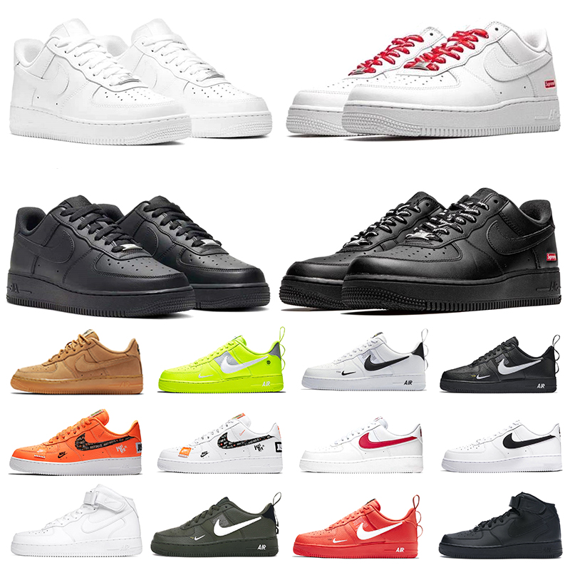

AIR Dunk 1 low dunks mens Casual shoes Sup Triple white Classic og utility black red wheat high men platform shoe fahison 1s women trainers sports sneakers 36-45, Color#24