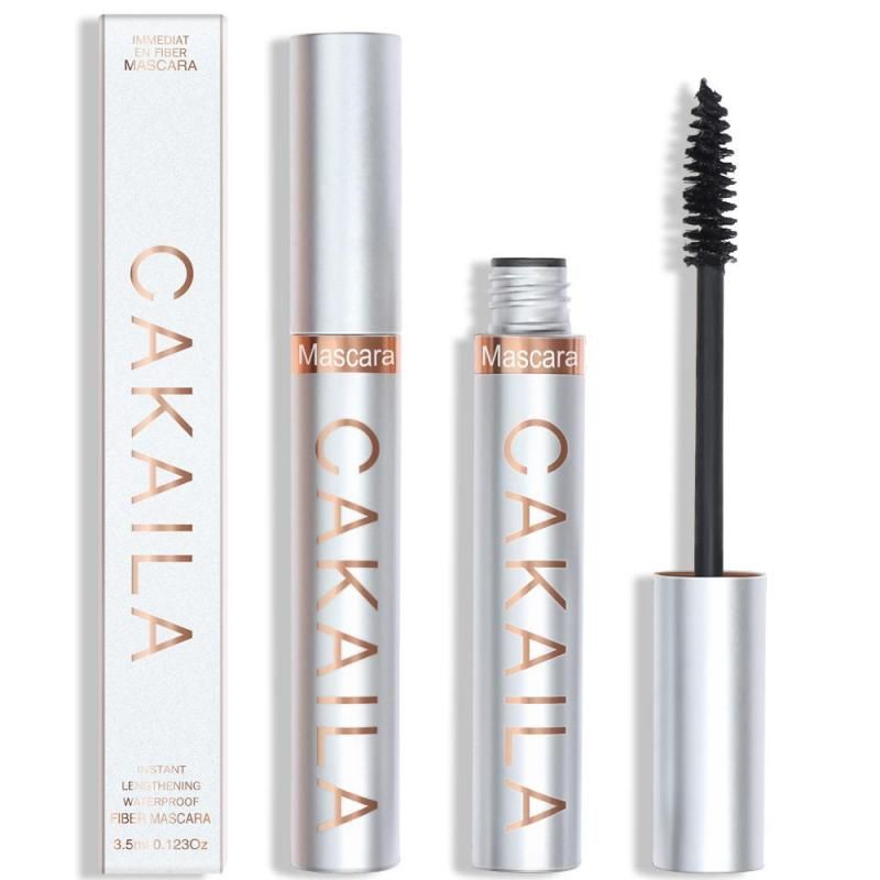 

CAKAILA Quick Dry Mascara Black Curling Sweatproof Thick Long Lasting Eyelashes Natural Lengthening Eyes Makeup Cosmetic 120pcs/lot DHL