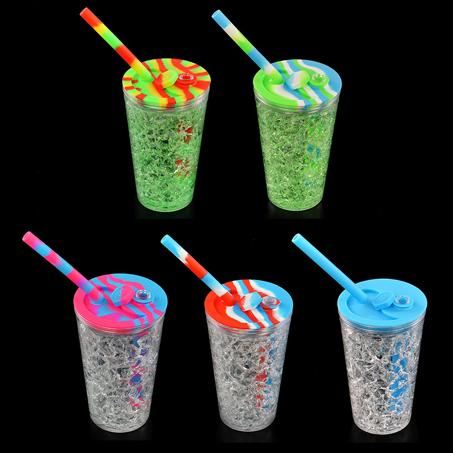 

Plastic cup water pipe oil rig bong hookah dab rigs pipes use for tobacco