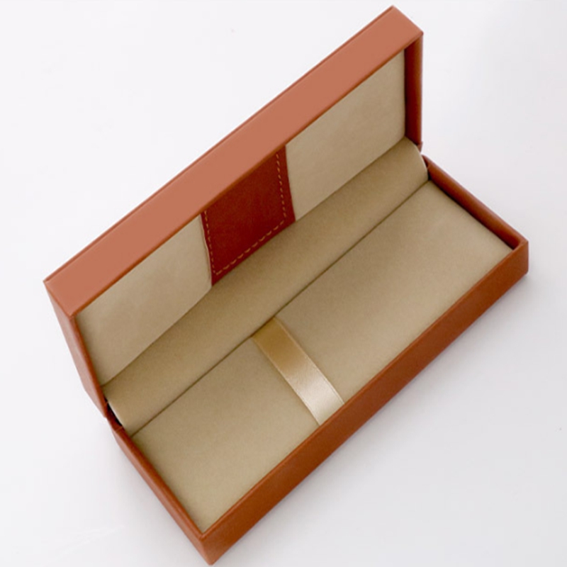 

Luxury Empty Pu Leather pen box bag Pens Holder case