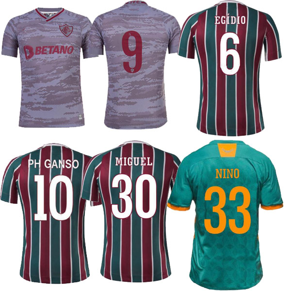 

Fluminense THIRD soccer jerseys 2021 NENE FRED PH GANSO MARCOS PAULO football jersey NINO CALEGARI MIGUEL KAYKY sports wear camisa de tricolor man women shirts 21/22, Third man 1