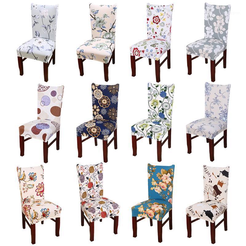 

Removable Elastic Stretch Slipcovers Short Dining Room Chair Seat Cover Decor(Back Height: 45~60cm,Seat Length: 45~55cm,Seat Wid Covers