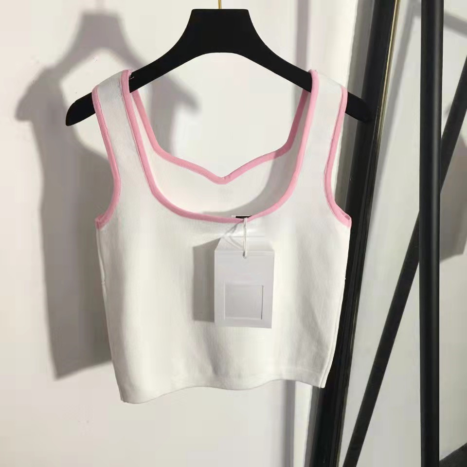 

Women's tanks 2022 new small fresh and simple vest, White