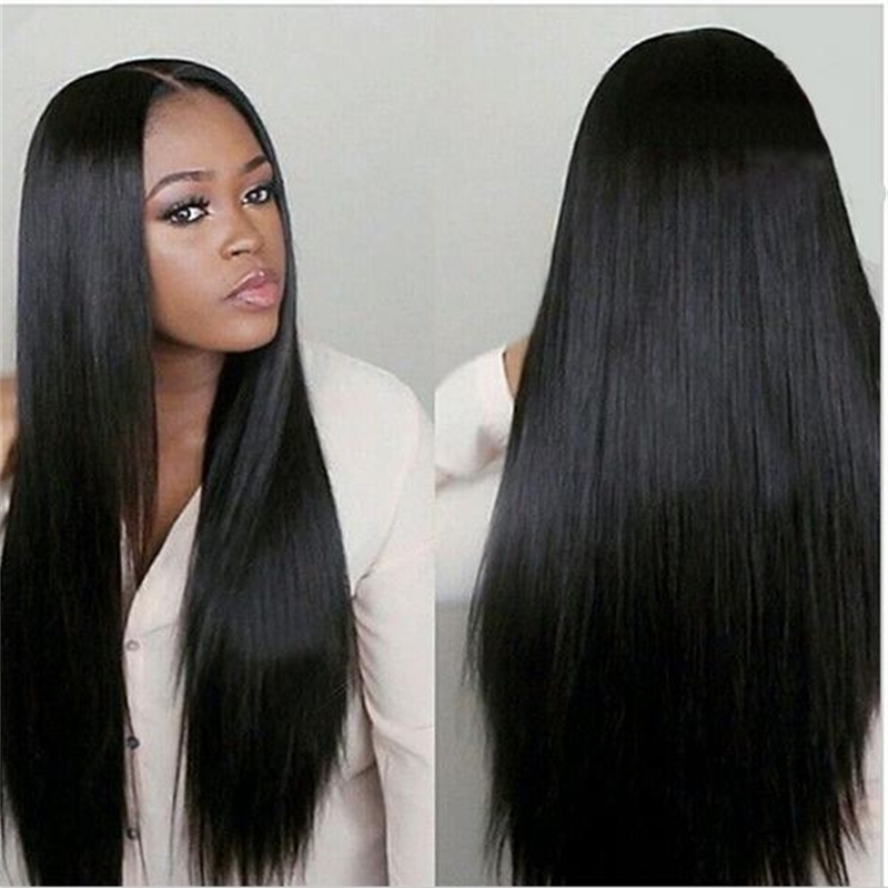 

straight Wig 8A Peru human wig hair curtain, 8-inch