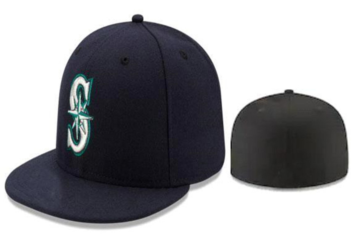 

Top sale Mariners S letter Baseball caps Embroidery For Women men gorras bones Hip Pop Fashion Fitted Hats