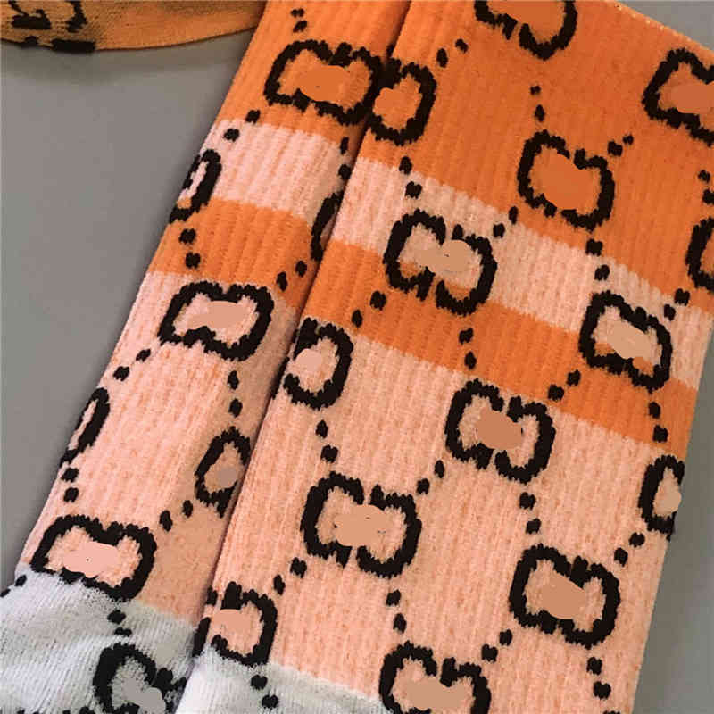

Socks & Hosiery Letter Jacquard Women INS Fashion Elastic Charm Female Cotton Stockings Birthday Gift for Girls Designer 8V4N, Black;white
