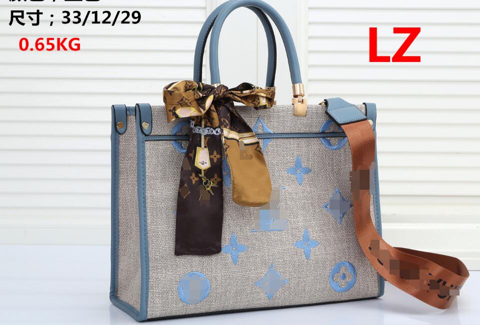 

High-quality womens totes bags trend color matching design fashion ladies handbag purse large capacity casual top lady bag, Brown