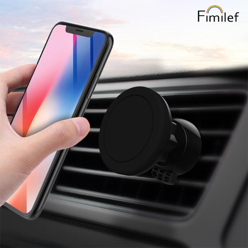

Cell Phone Mounts & Holders Universal Small Magnet Car Bracket Aerial Installed Mobile Auto Accessories For 11 X XR