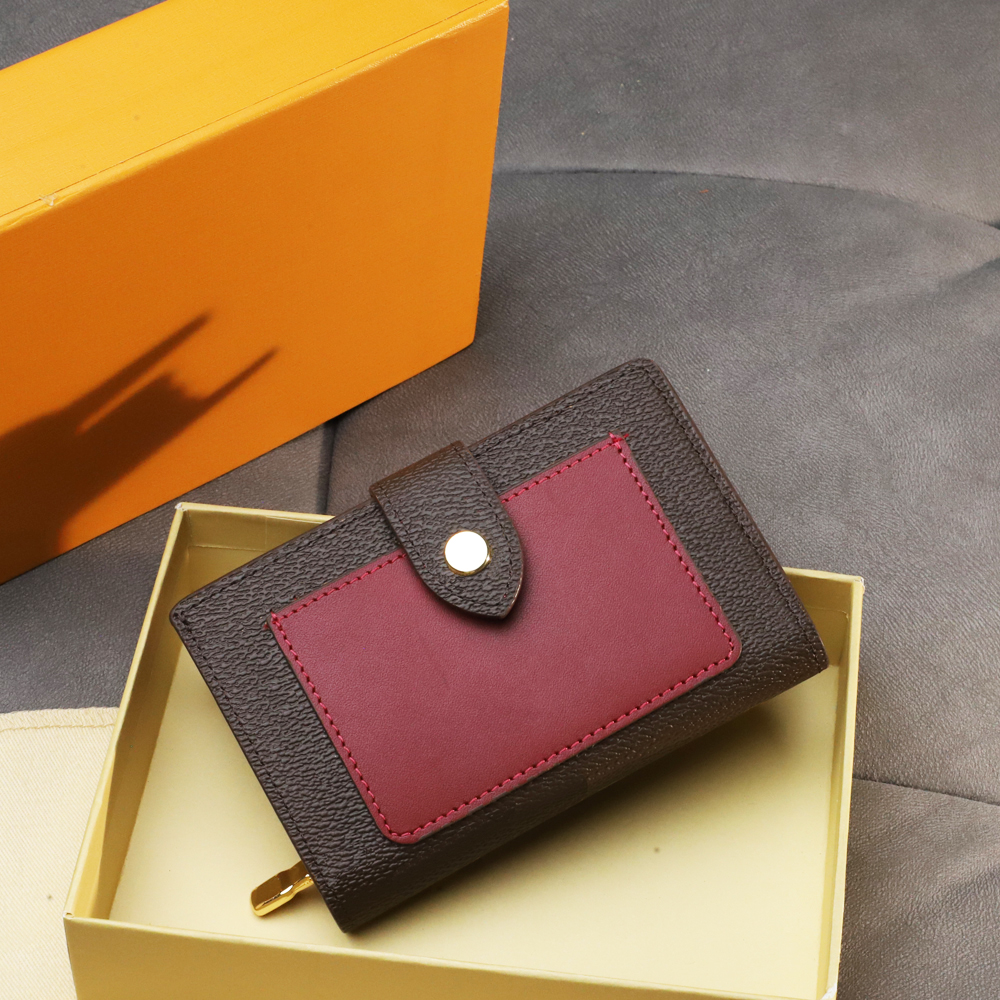 

Luxurys Top Quality Designer Wallets Fashion Classic Genuine Leather Women Purse Credit Card Zip Clip Bill Holder