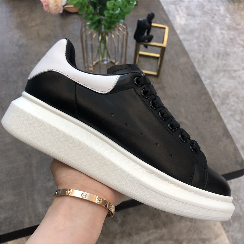 

mcqueen shoes mens womens fachion casual sneakers, Black