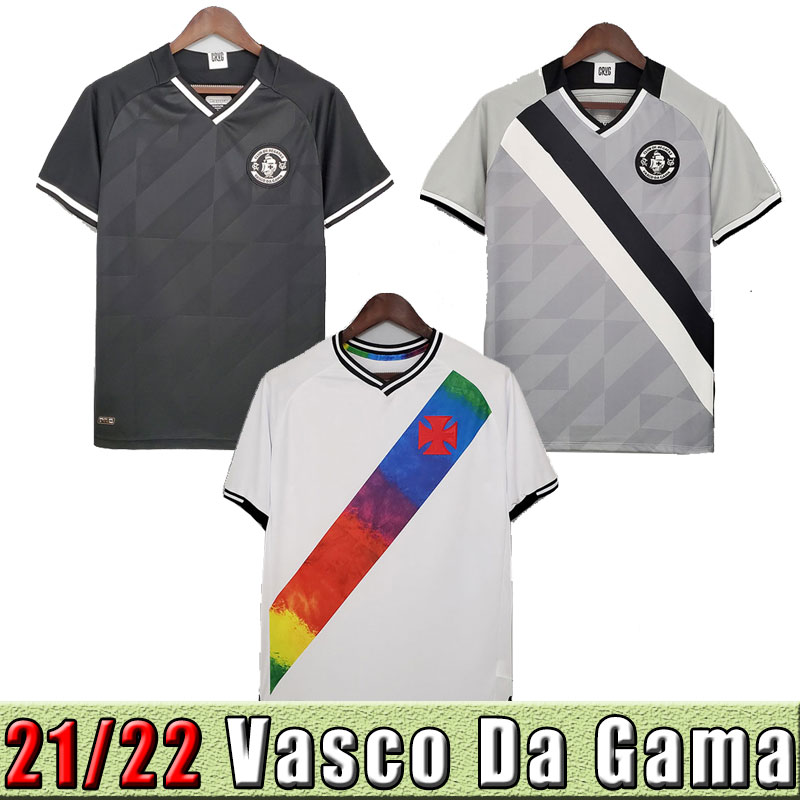 

2021 2022 Vasco da Gama Soccer Jerseys 21 22 German Cano Talles Magno Bruno Cesar Bastos Benitez Lucas R Respeito E Diversidade football shirt, Away