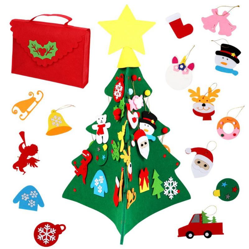 

Christmas Decorations 1 Set DIY Felt Tree Trees Year Gifts