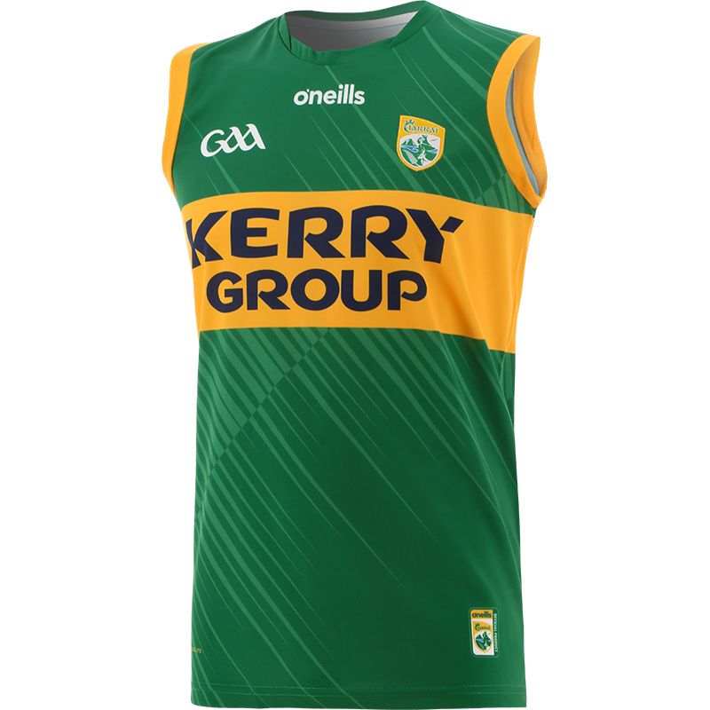 

2021 Kerry GAA Vest Home Jersey size S--L-XL-XXL-3XL, Black