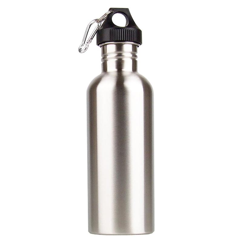 

Water Bottle 1000 Ml Outdoor Sports Wide-mouth Camp For Cycling, Silver
