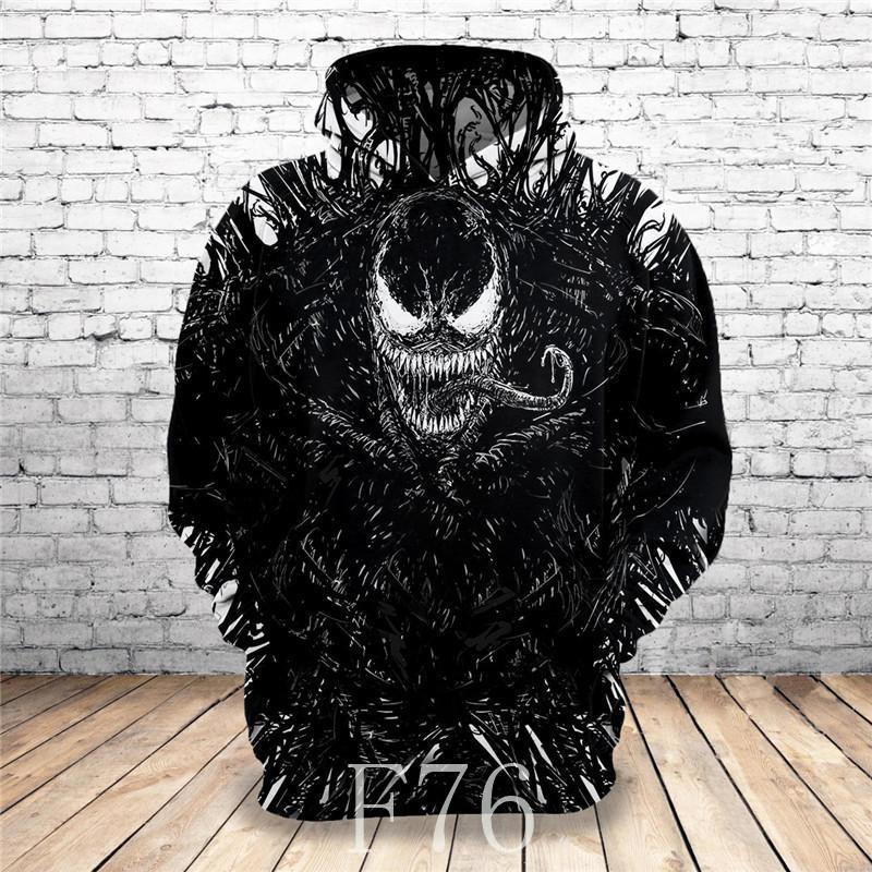 

Men's Hoodies & Sweatshirts 2021 Printed Sweatshirt, Pullover With Hood, Custom Design, Exclusive, Direct Shipment, Black