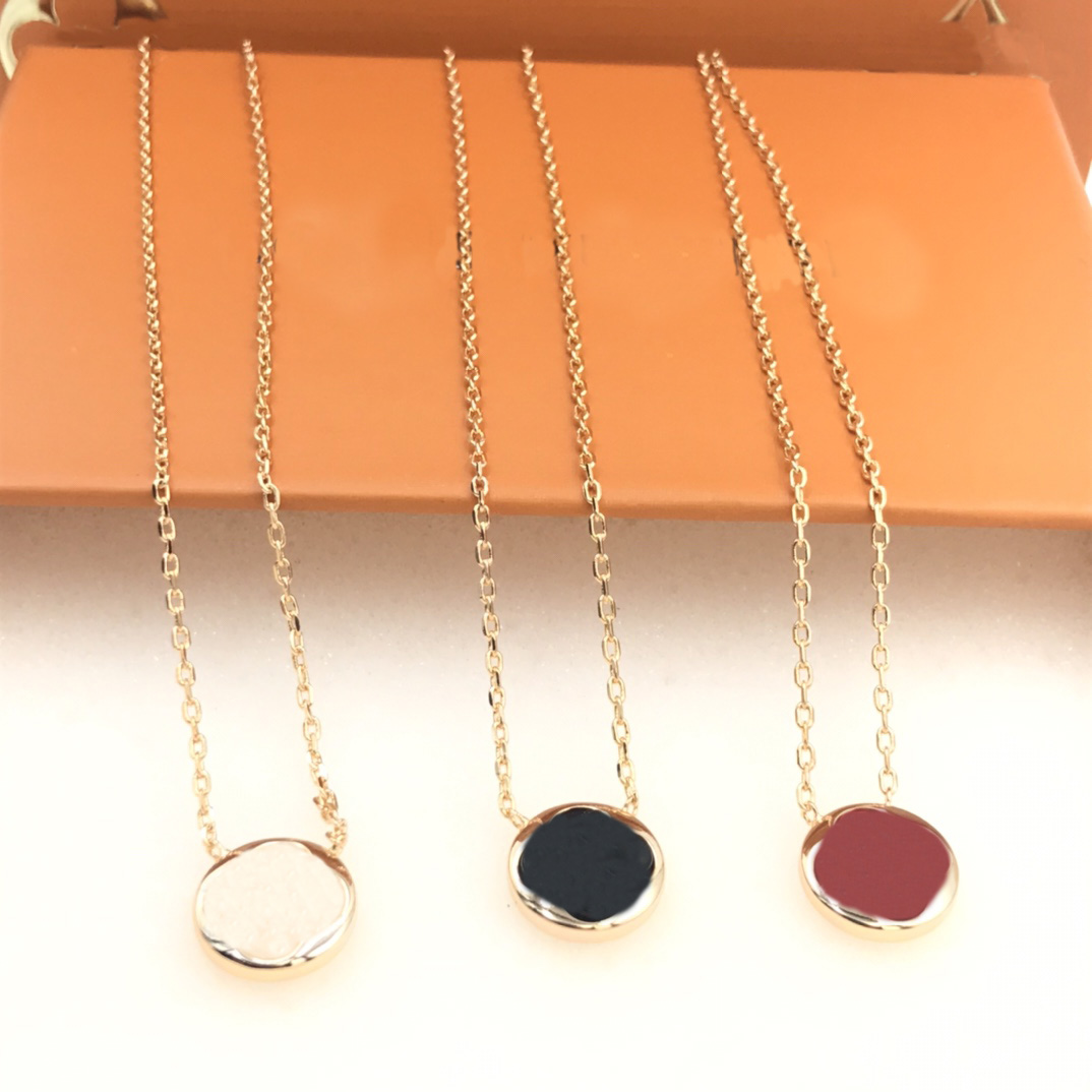Fashion Jewelry Necklace Luxury Designer Women Pendant Necklaces With Flowers Pattern 3 Colors Optional With Box High Quality-image-737734987