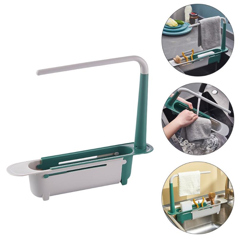 

Kitchen Storage & Organization 1pc Sink Stand Caddy Organizer For Home (Green)