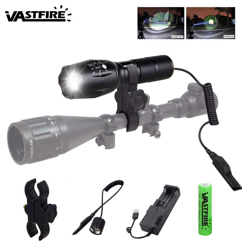 

High Quality T6 LED 1000 LM White Color Light Water-Resistant Flashlights Torches
