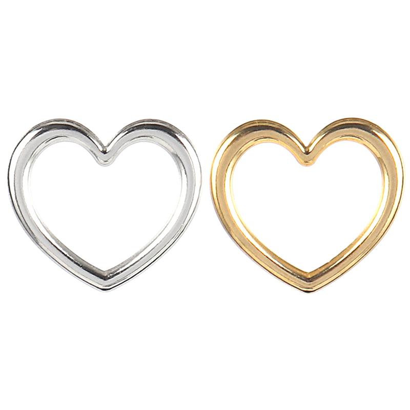 

Charms 5pcs Stainless Steel Gold Color Heart Pendant For DIY Jewelry Making Necklace Bracelet Accessories, Bronze;silver