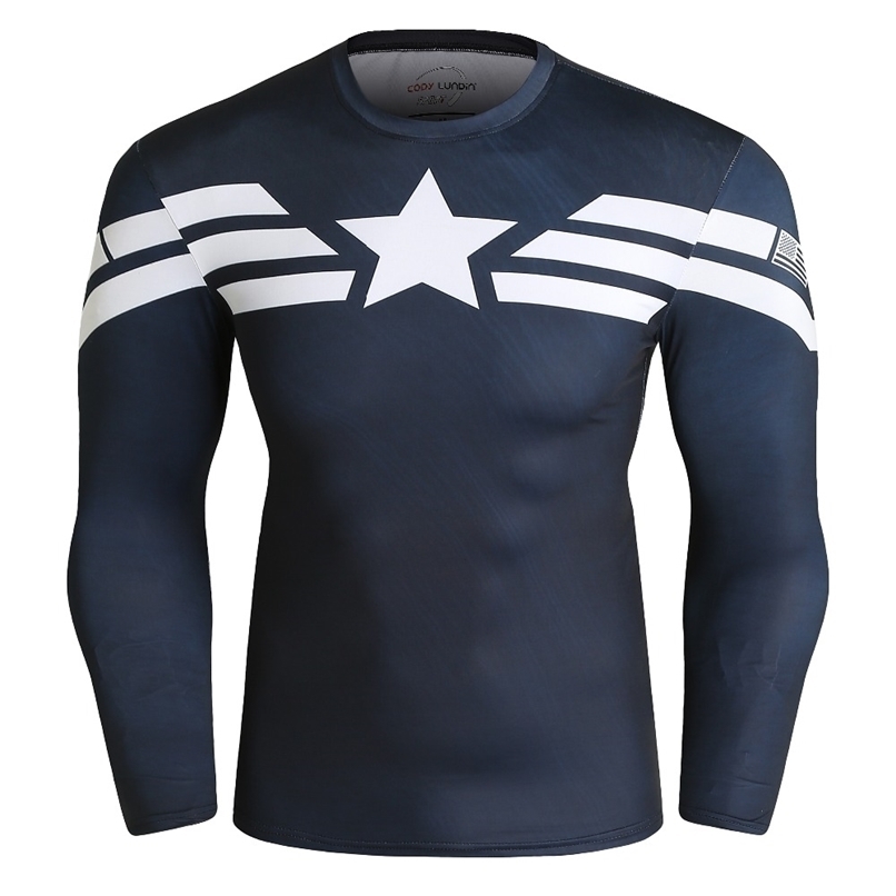 

Men Running Shirt Compression Quick Dry Breathable Gym Shirt Elastic Sweat Sport Shirt Fitness Men Clothing Rashguard Male Tops 220217