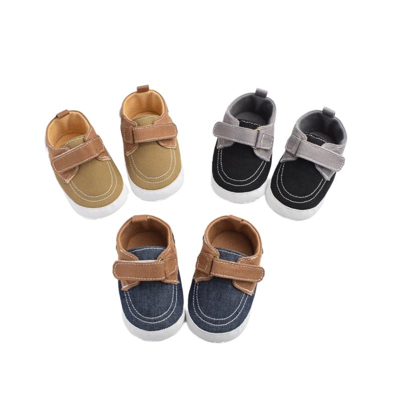 

First Walkers Baby Girls Boys Walker Canvas Shoes Fashionable Anti-Slip Patchwork Prewalker Born Infant Toddler 0-12M