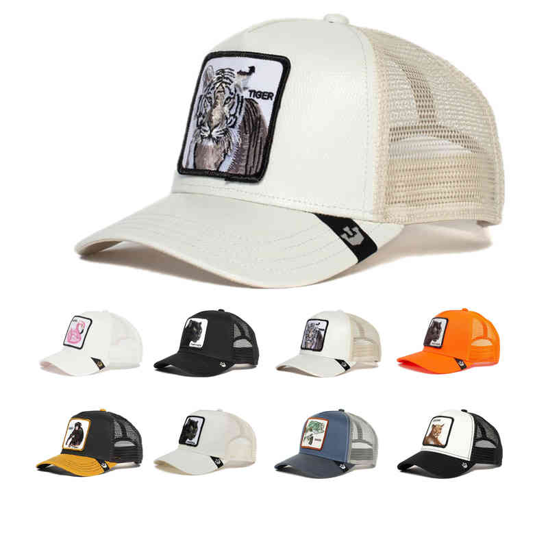 

Cotton baseball cap, male and female animal dign leopard, animation backpack, mh, hip-hop, direct transportation, Cheetah
