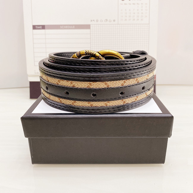 

20 Color 2021 Mens Fashion Belt Luxury Men Designers Women jeans Belts Snake Big Gold g Buckle cintura Size 90-125CM no box, Black;brown