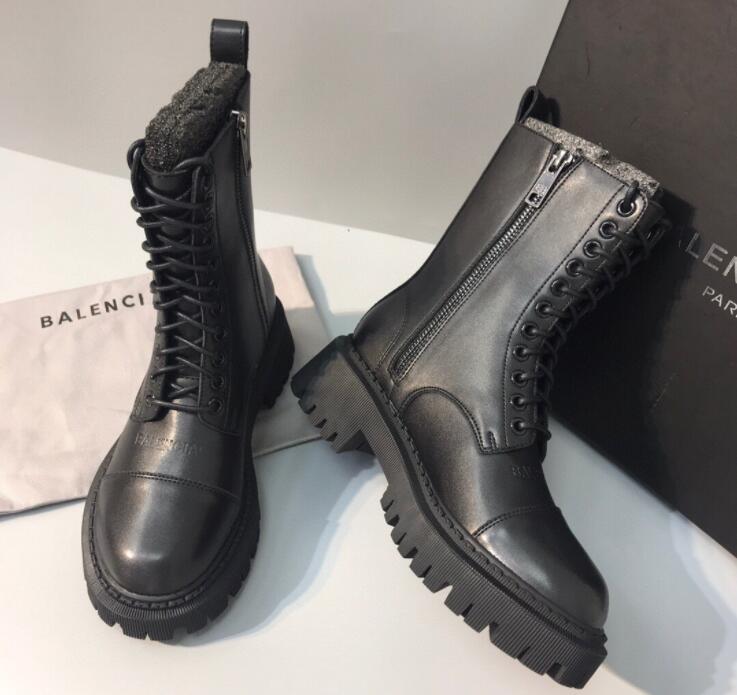 

High quality Womens Designer Boots Leather Martin Ankle Chaelsea Boot Fashion Non-slip Wave Colored Rubber Outsole Elastic Webbing Luxury Comfort Exquisite, Colour1