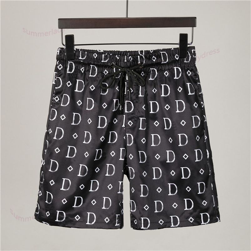 

Thin Breathable Shorts Outdoor Beach Pants Simple Letter Printed Swimming Trunks Men Loose Sport Shorts, Extra shipping fee