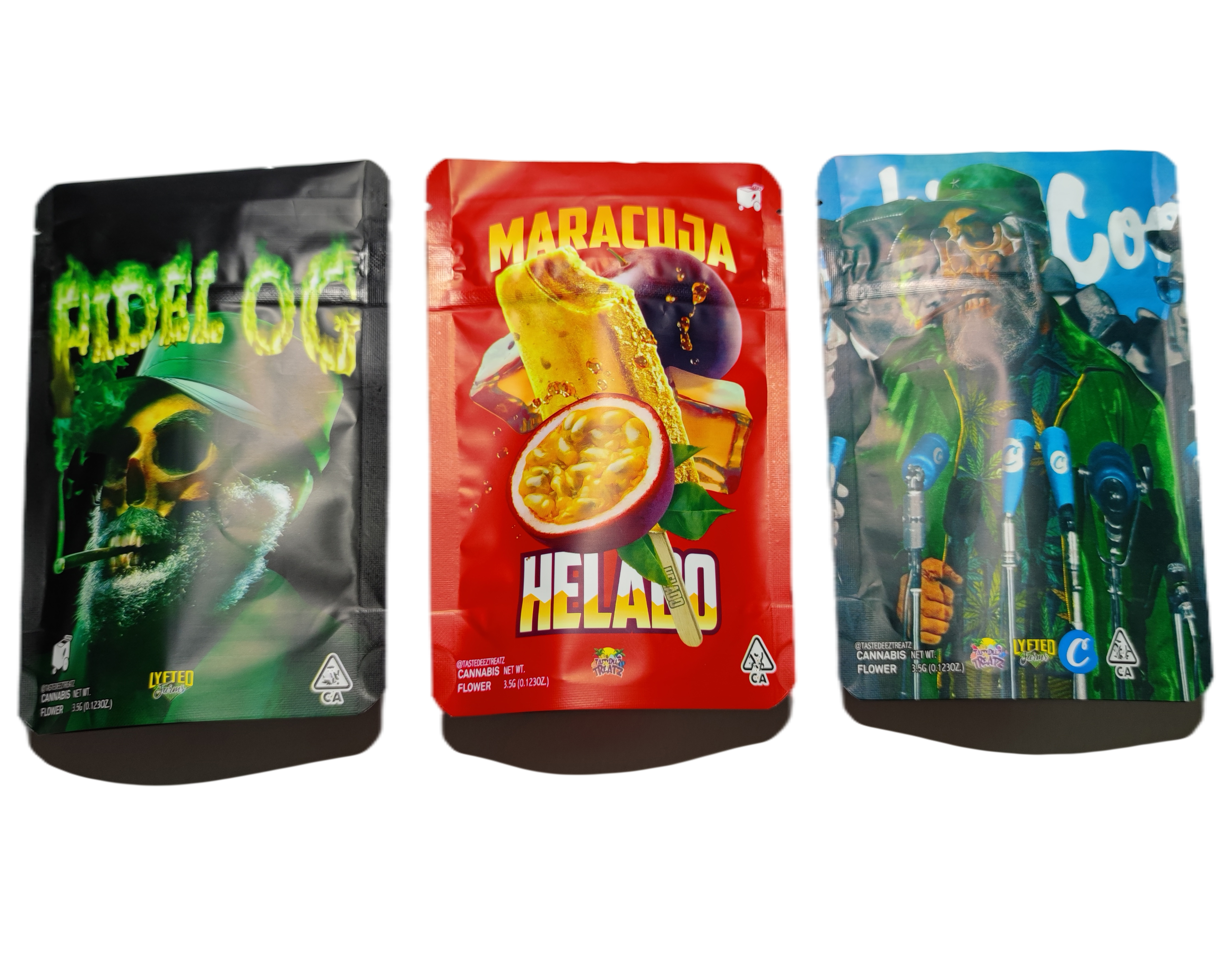 

Newest Joke's up HELADO matte stand up' pouch backpack boyz Bag 3.5g Dry Flower Mylar Edibles Gummies Packaging child proof zipper Doypack Packing Bags