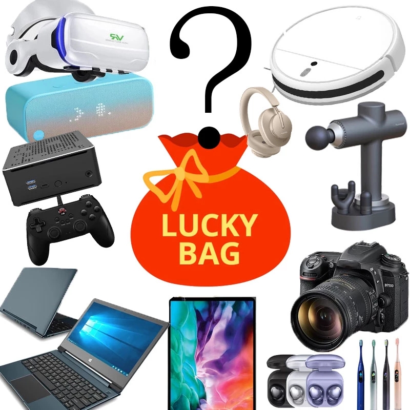 

Festive Noise Maker 100% Winning Mystery Box Electronics Boxes Random Birthday Surprise favors Lucky for Adults Gift Such As Drones Phone Wa