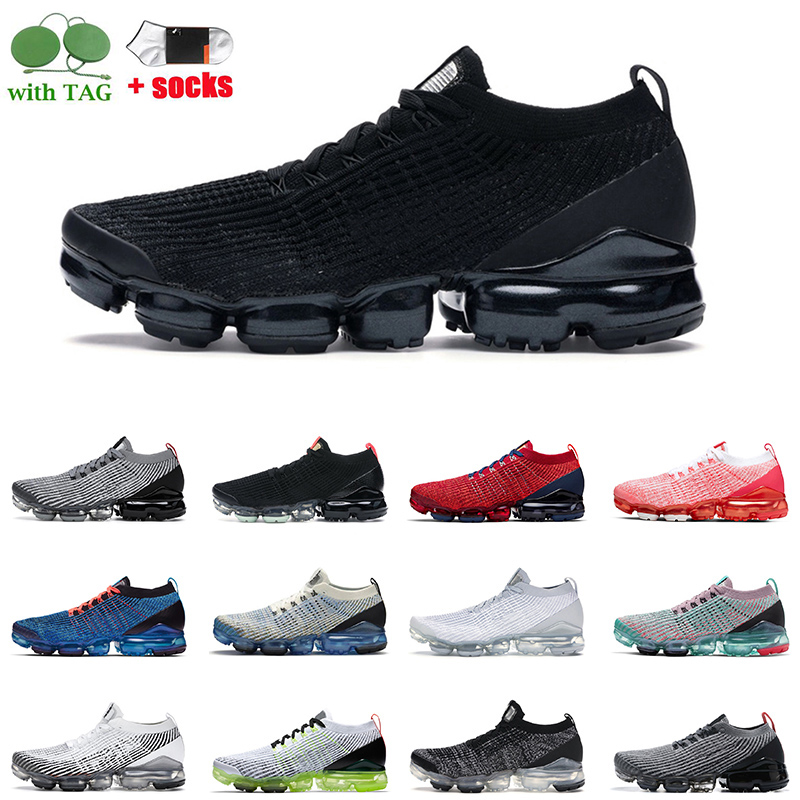 

men trainers 2022 Fly knit 3.0 Triple Black White Running Shoes Pure Platinum Volt Zebra Electric Green Oreo Mesh off womens tn plus sneakers outdoor with socks, White volt 40-45