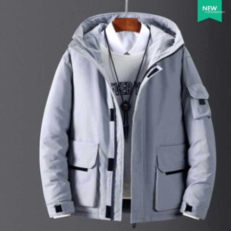 

Men's Down & Parkas 2021 High Quality Jacket Thick Snow Parka Overcoat White Duck Men Wind Breaker Brand Tace Coat1, 03