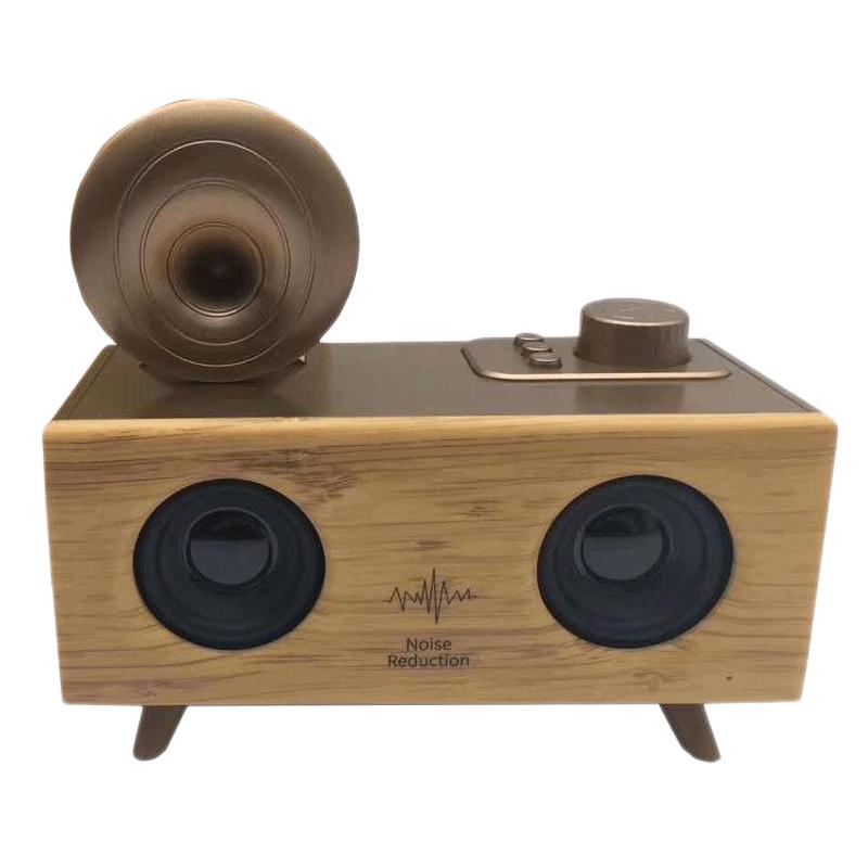 

Portable Speakers Retro Fleur De Corne Classique Nostalgic Bluetooth Indoor Dual Creative Audio