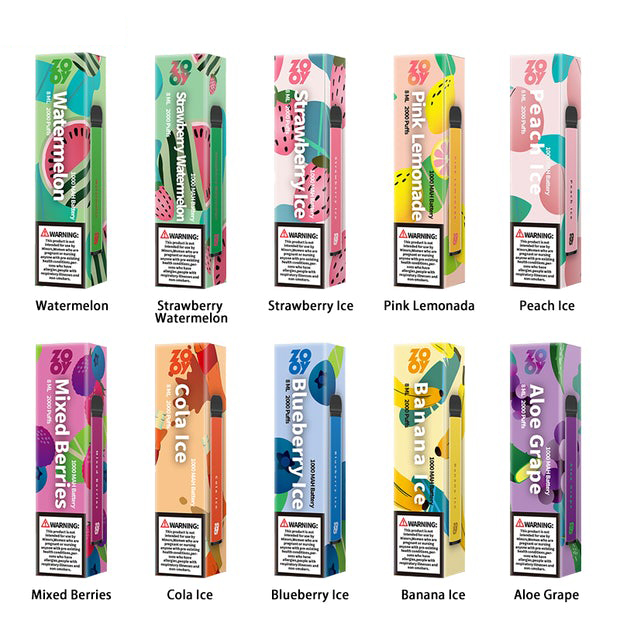 

Original zooy 2000 puffs disposable vape pen kit pod device e cigarette with 1000mah battery and prefilled 8ml capactiy 5% puff vapes elektronik sigara vaporizer bars