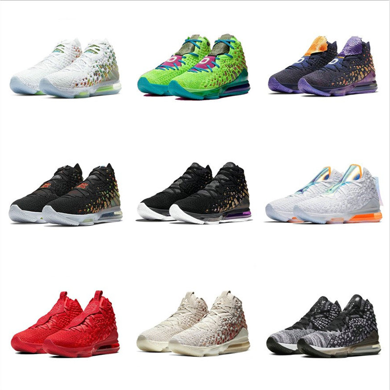 

cheap mens new lebron 17 basketball shoes for sale Monstars Command Force James Gang Mr. Swackhammer kids lebrons james sneakers tennis, Black