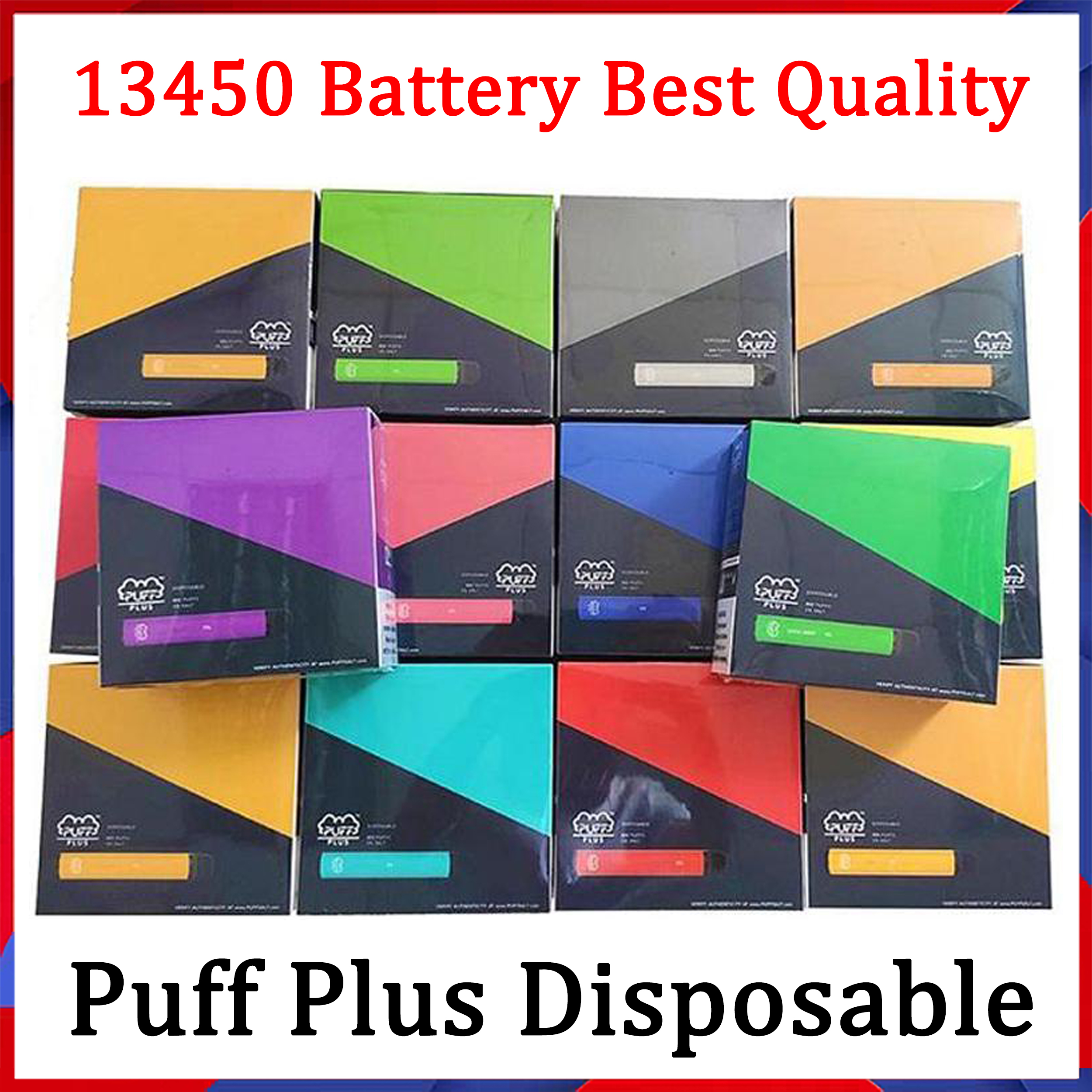 

PUFF Bars Plus Disposable E Cigarettes Vape 800+Puff Cartridge 550mAh 13450 Battery 3.2mL Pre-Filled Pods Stick Style Portable Vaporizer