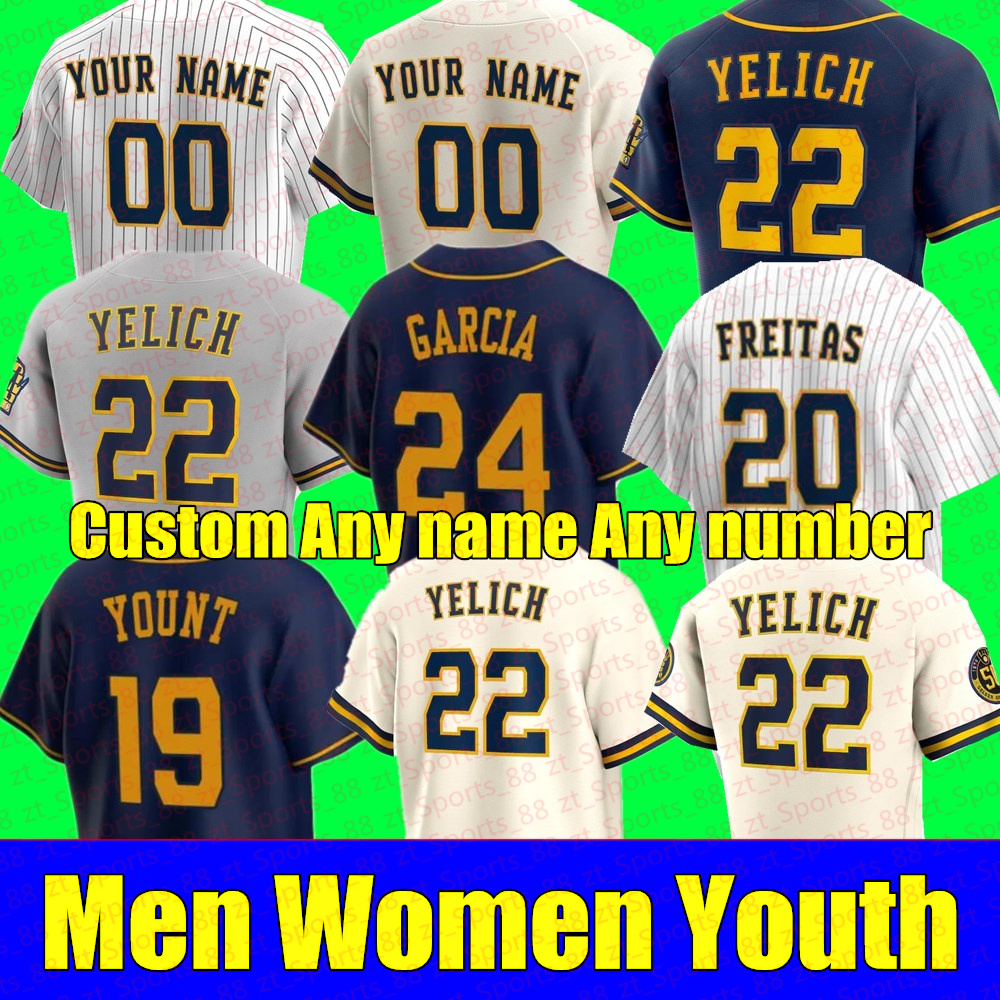 

Custom 22 Christian Yelich Jersey 27 ADAMES 53 Brandon Woodruff 71 JOSH HADER MILWAUKEE RYAN BRAUN BREWERS JUSTIN SMOAK LORENZO ROBIN ERIC YARDLET Baseball Jerseys, As shown in illustration