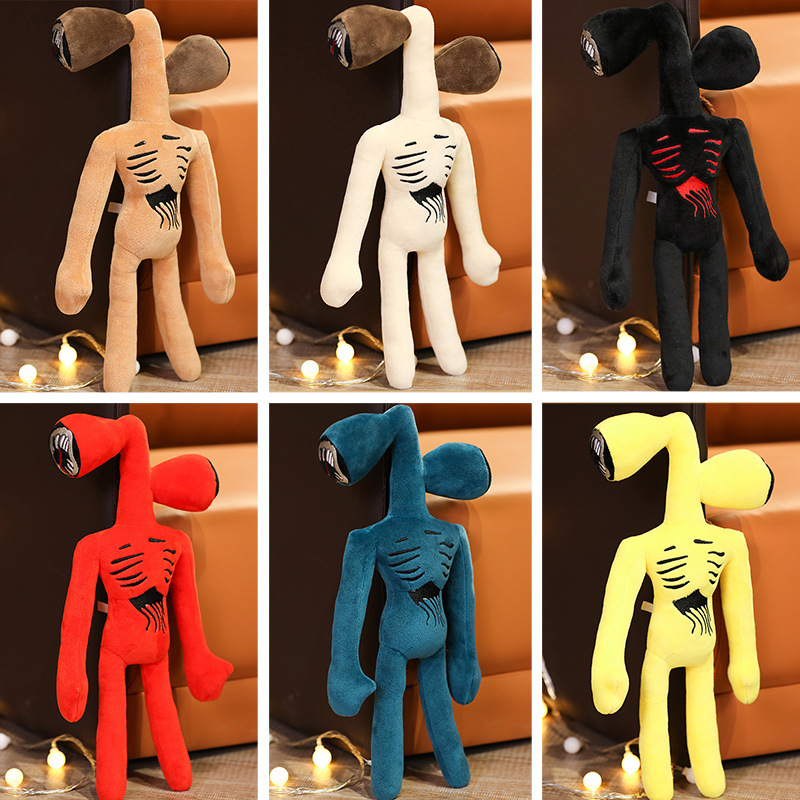 

38cm Siren head toy Action Figures Plush black cat doll PP cotton filling Comfortable pillow cute gift for girls children
