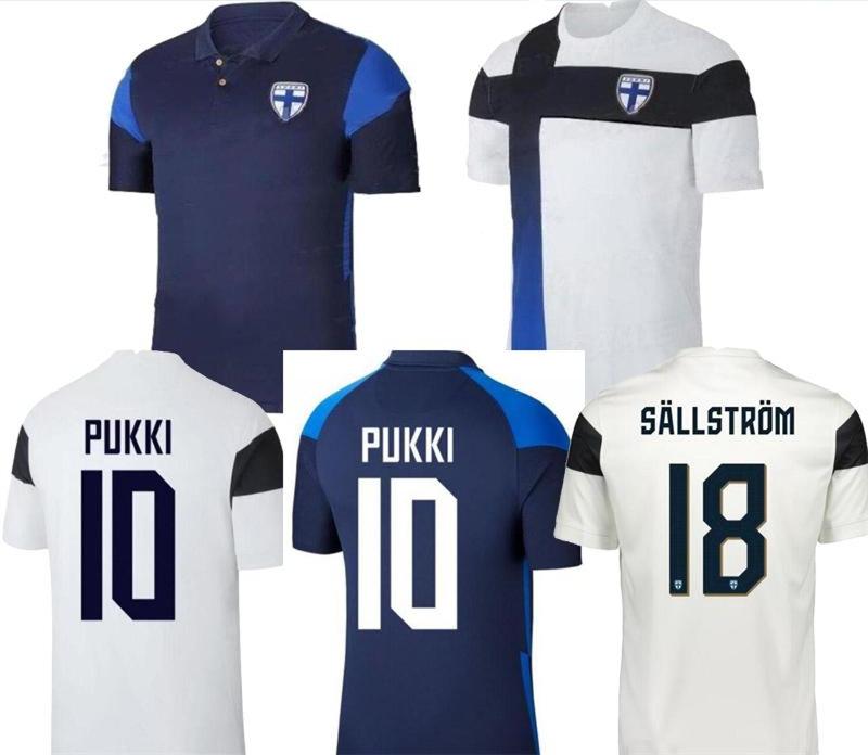 

2021 European Cup Finland National Team Mens Soccer Jerseys Pukki Jensen Kamara Skrabb Raitala Shirt Porza Kahlo Sallstrom Lod Jersey, Not sold separately