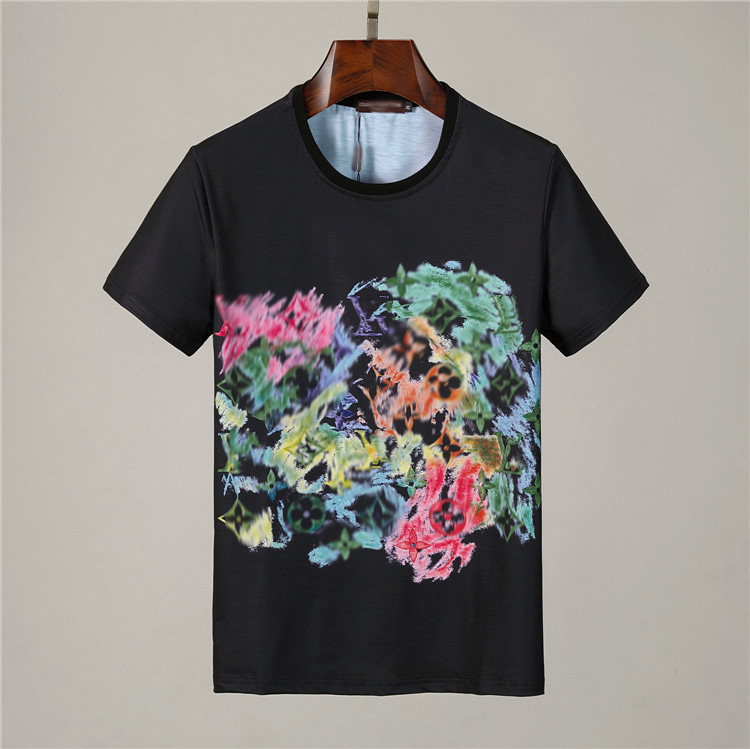 

21ss men's designer with letters Fashion summer T-shirt women's casual short-sleeved clothes 2 styles M- optional