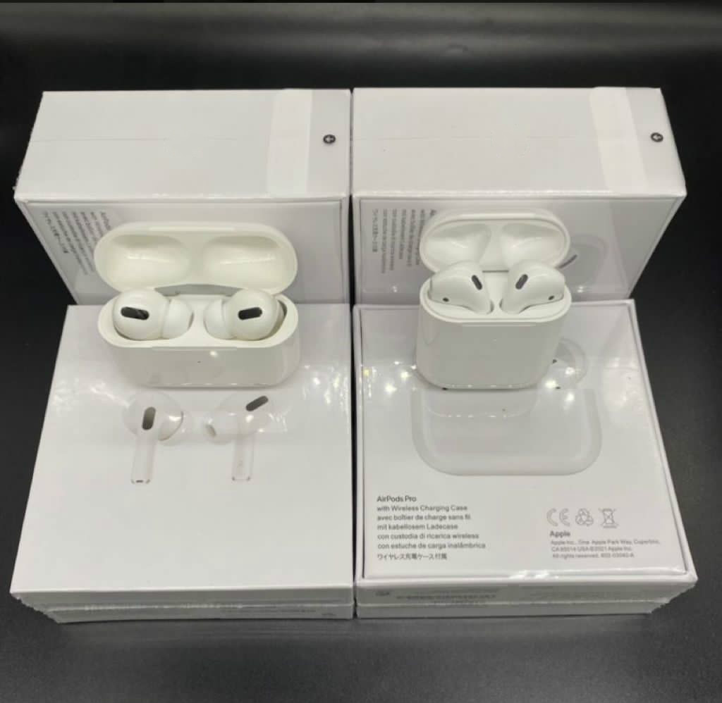 

For AirPods Pro Air Gen 3 AP3 AP2 H1 Chip ANC Noise Canceling Metal Hinge case Wireless Charging Bluetooth Headphones pk Pods 2 AP Pro AP2 W1 Earbuds 2nd generation, White