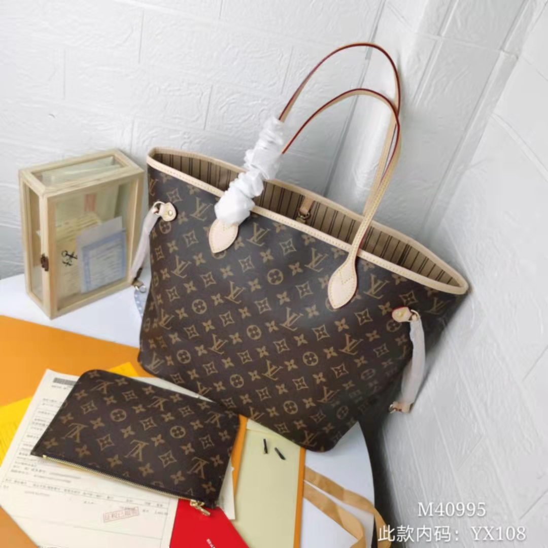 

GGLouisVutton bag YSL2021 High quality Men's and women's fashion Leather tote Shopping bag purse wallet 8889, Golden;silver
