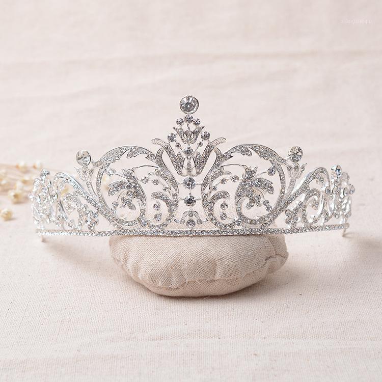 

Gorgeous Sparkling Bridal Crystal Tiara Crowns Princess Queen Pageant Prom Rhinestone Veil Headband Wedding Hair Accessory Clips & Barrettes, Golden;silver